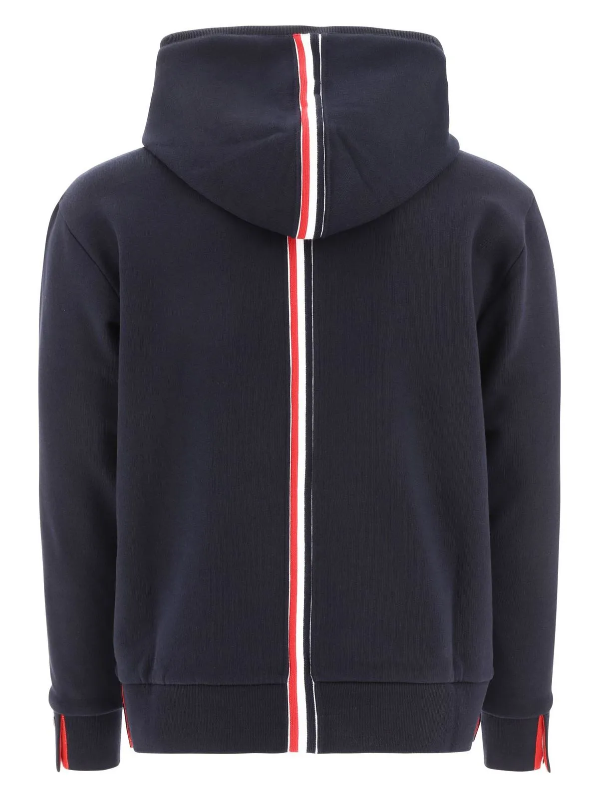 "LOOPBACK" ZIPPERED HOODIE