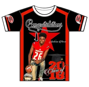 "Star Player" Custom Designed Graduation 3D shirt