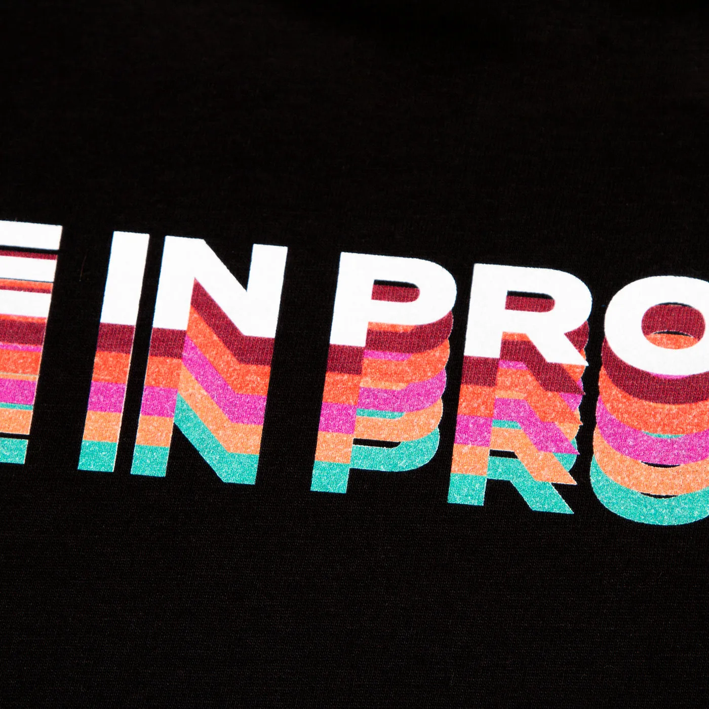 Rave in Progress Remixed Back Print - Tshirt - Black