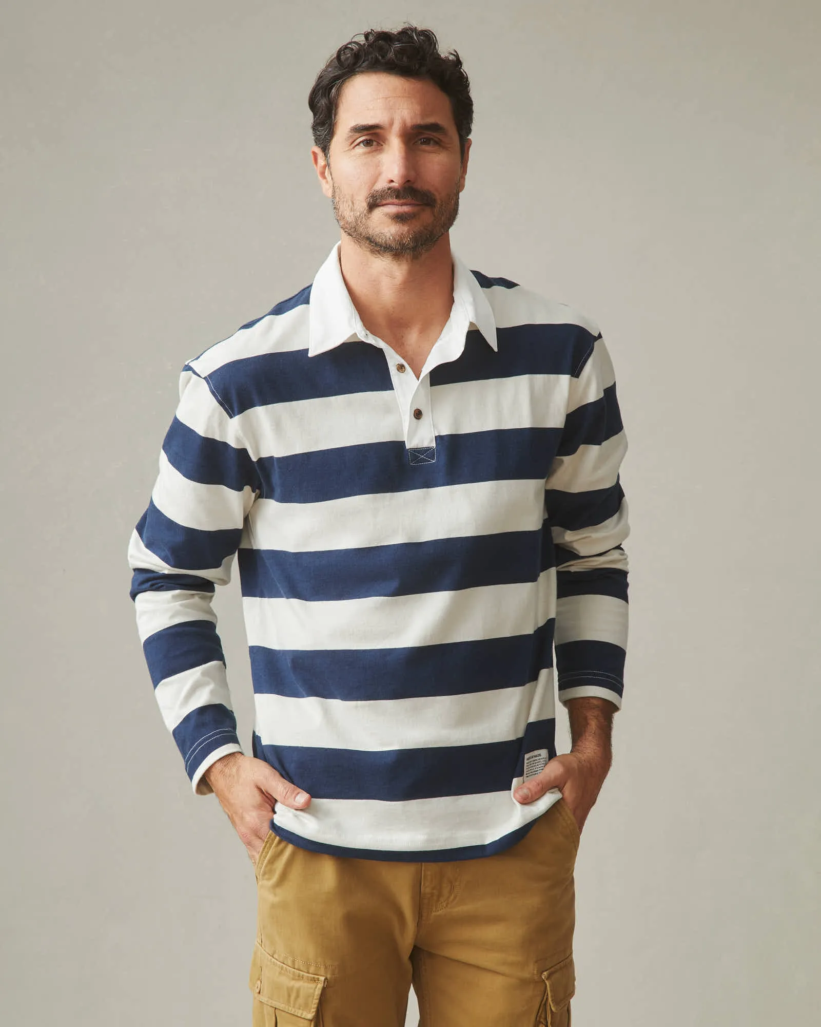 Rugby Shirt - Blue Stripe