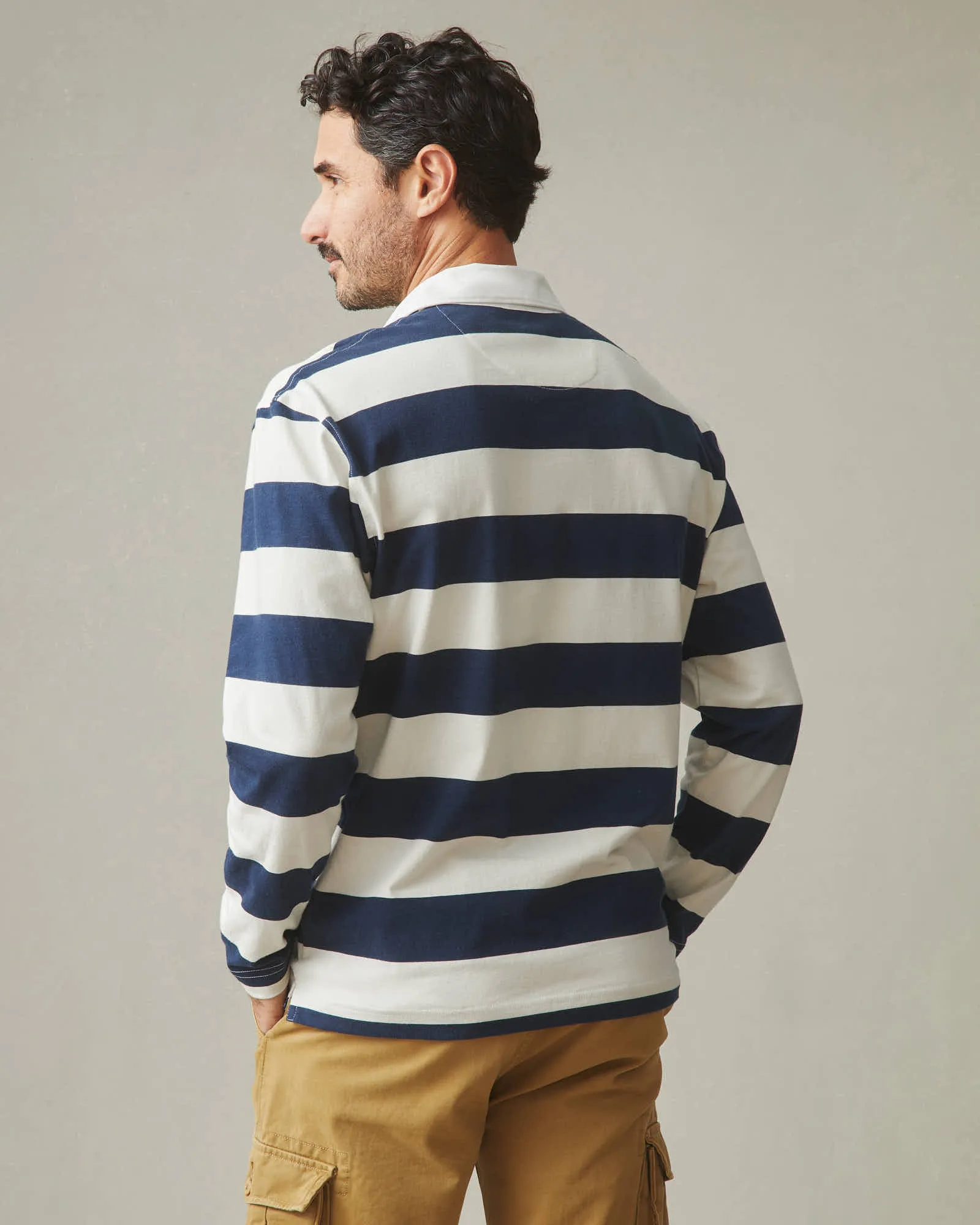 Rugby Shirt - Blue Stripe