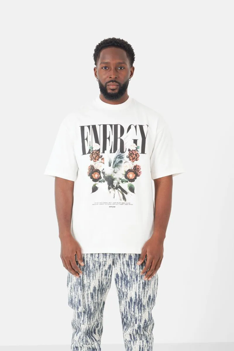 SIXTH JUNE PARIS ENERGY FLOWERS SS TSHIRT (OFFW)