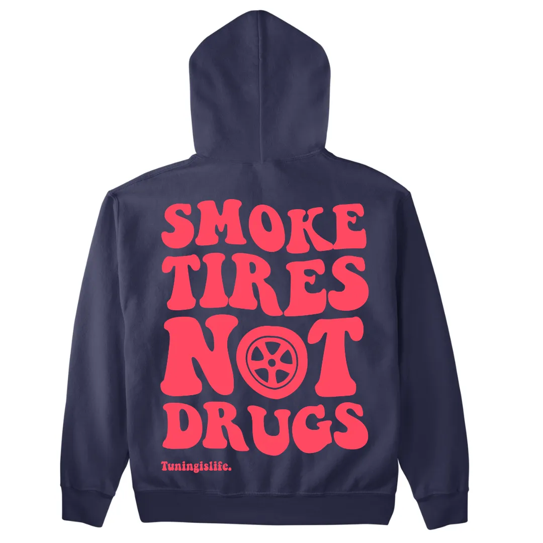 smoke tyres premium Hoodie