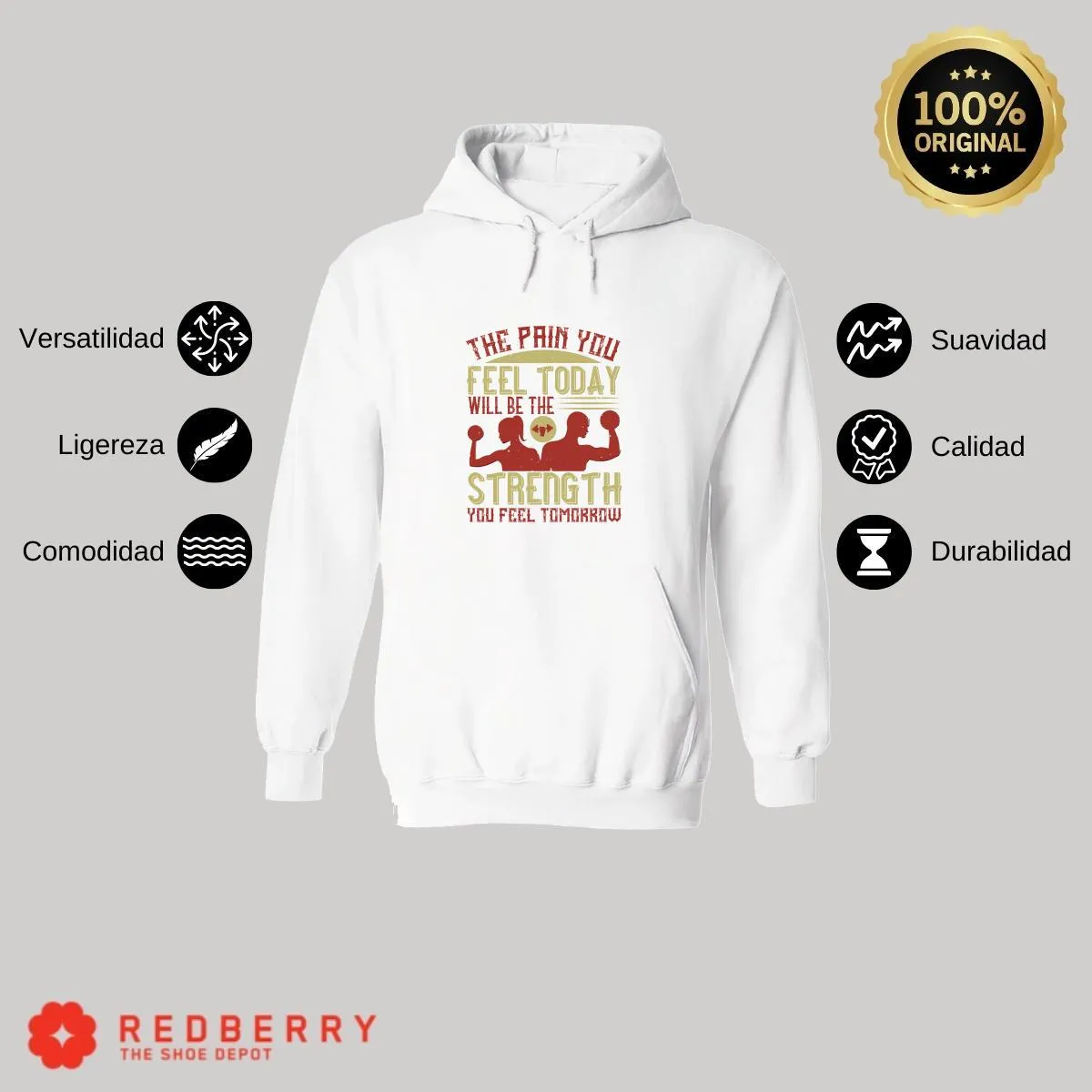 Sudadera Hombre  Hoodie Fitness Gym Ejercicio 037