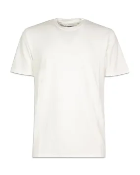 T-Shirt Uomo CP Company Jersey Logo Gauze White