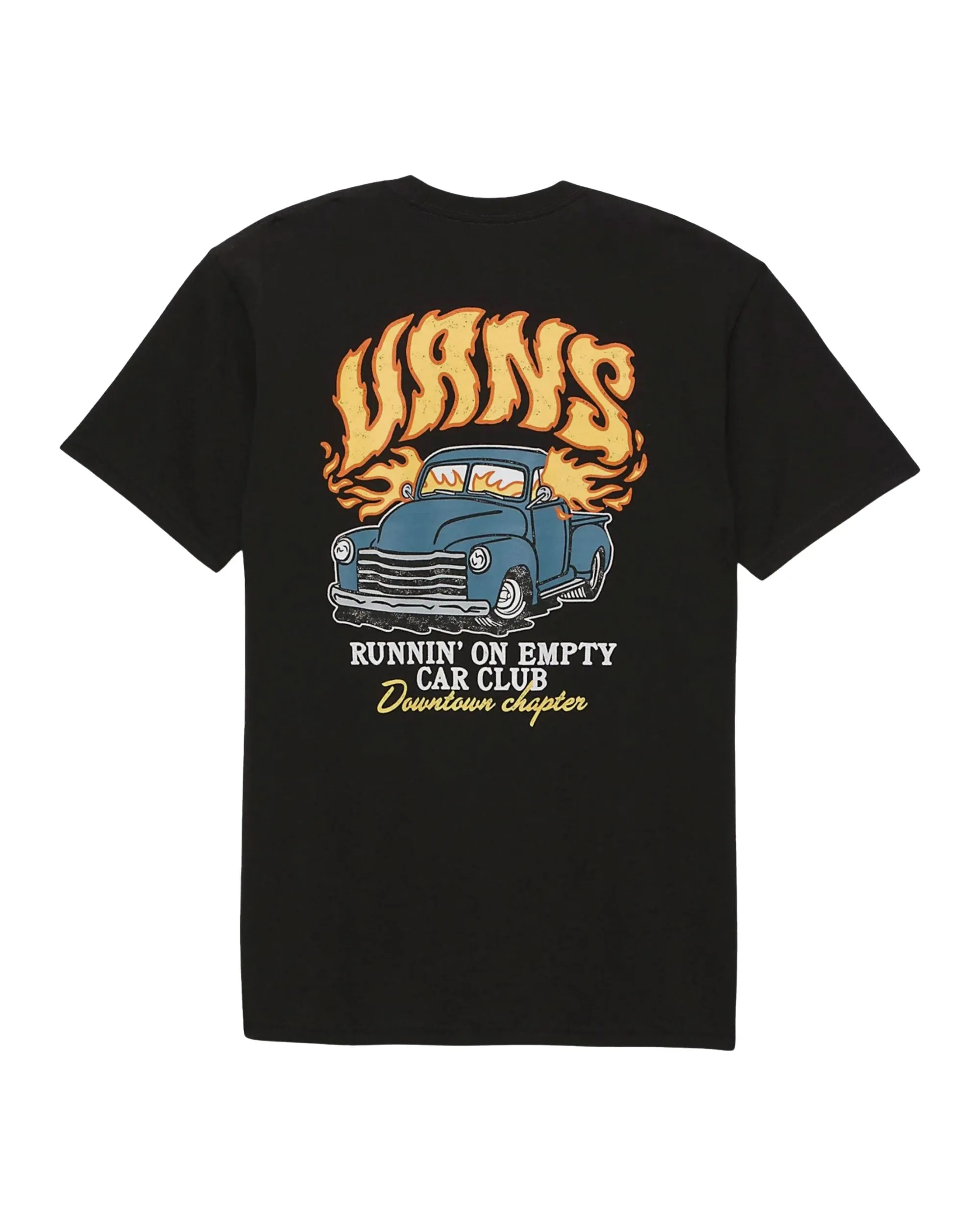 T-Shirt Uomo Vans Running on Empty SS Tee Nero