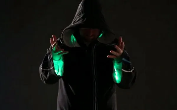 Technomancer Digital LED Wizard Hoodie