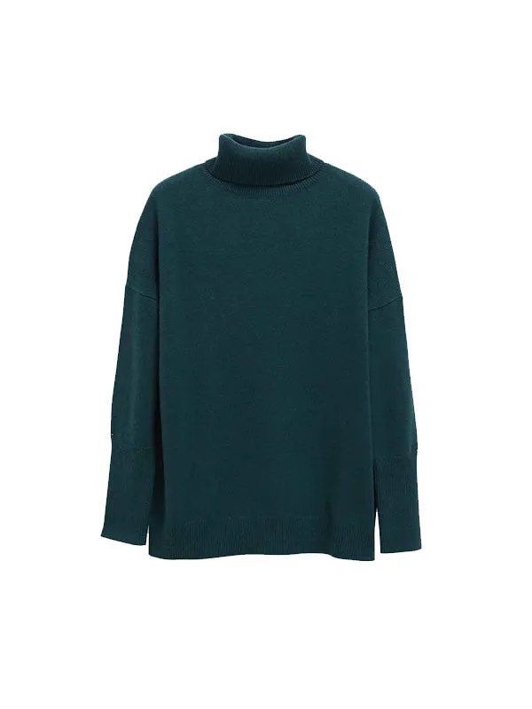 The Relaxed Polo in Bottle Green