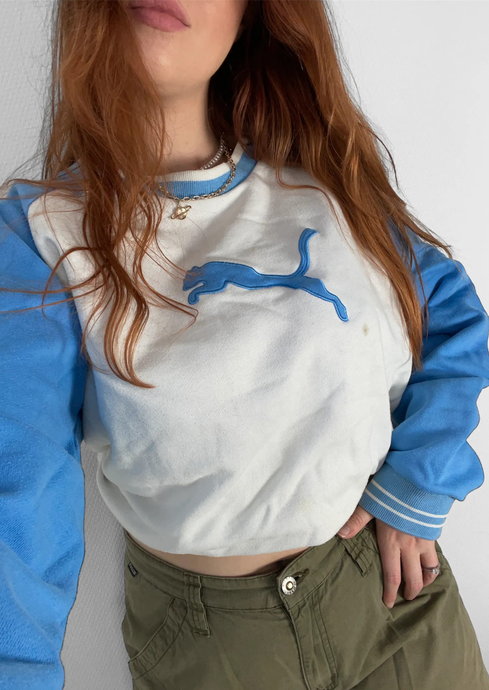 VINTAGE PUMA SWEATER L