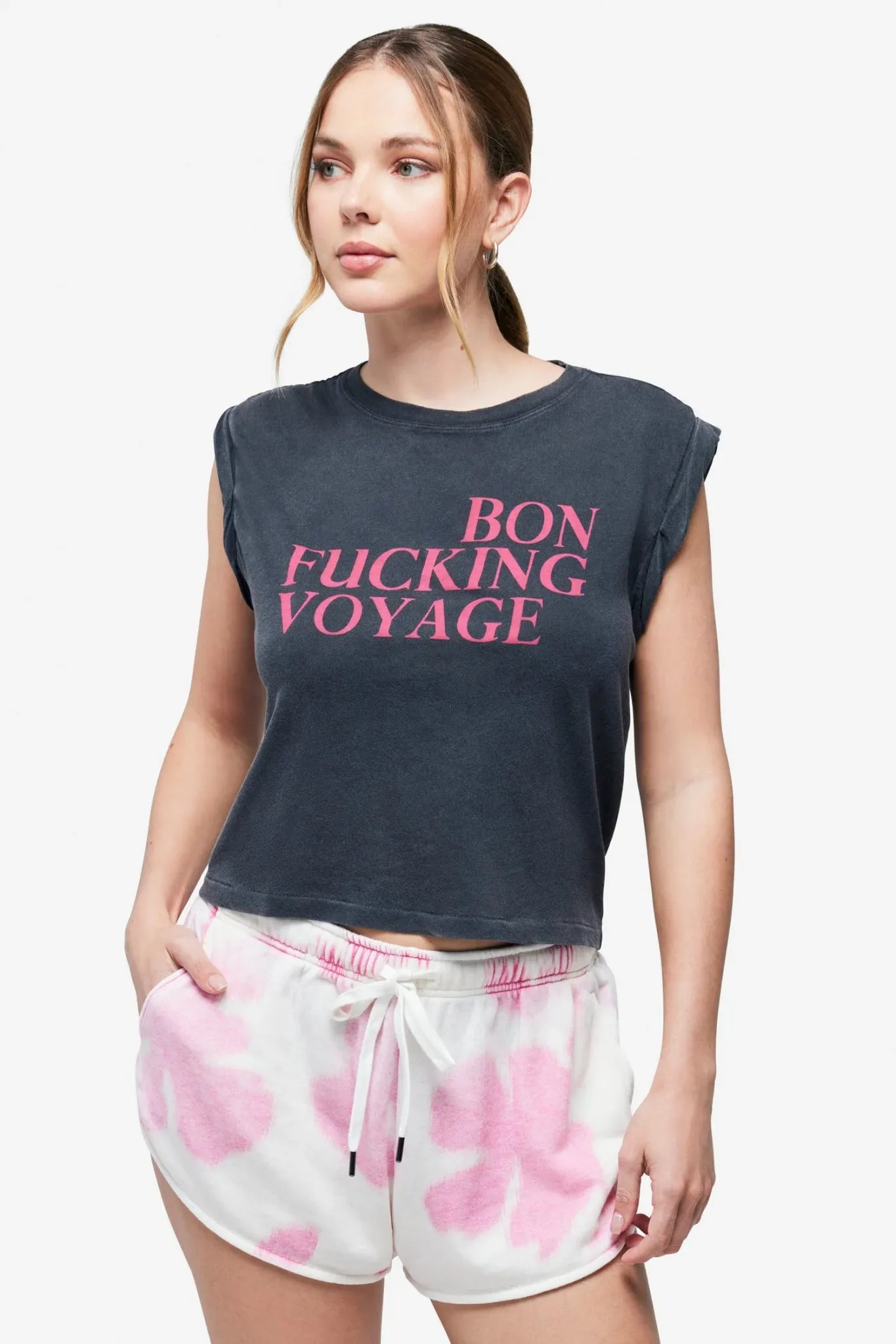 Wildfox Bon Voyage Anabelle Tank Top