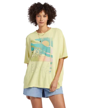 Women's Billabong Rainbow Skies Boyfriend T-Shirt