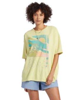 Women's Billabong Rainbow Skies Boyfriend T-Shirt