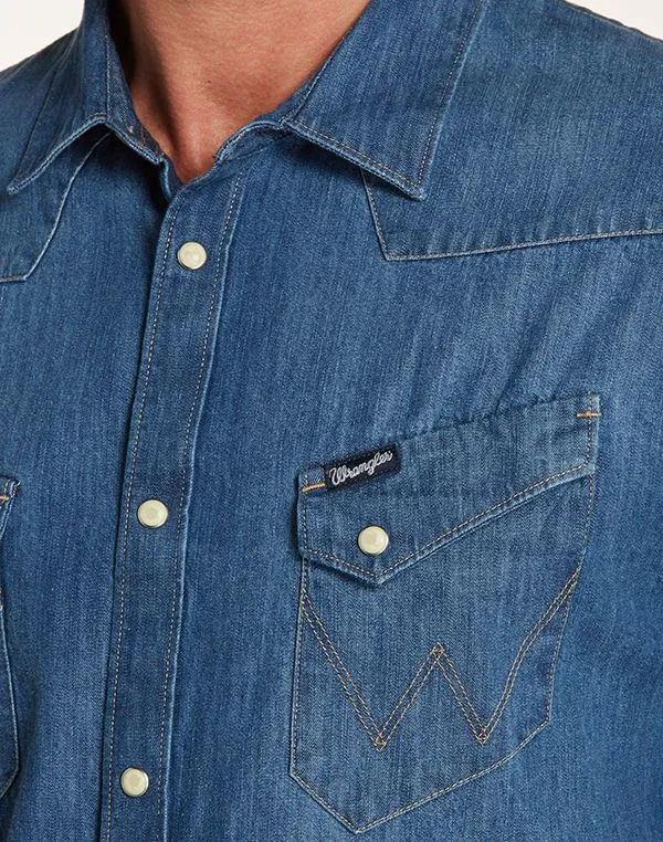 WRANGLER - WESTERN SHIRT - Indigo - Regular Fit